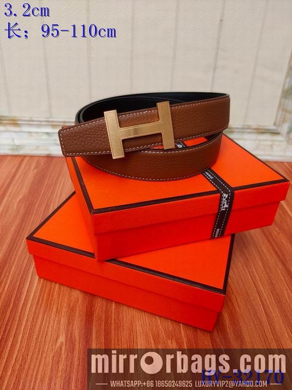 Replica Hermes Belt 32mmX95-110cm 8L08