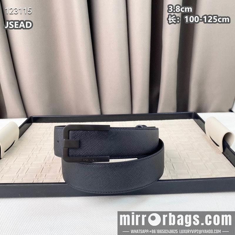 Replica Prada belt 38mmX100-125cm 8L06