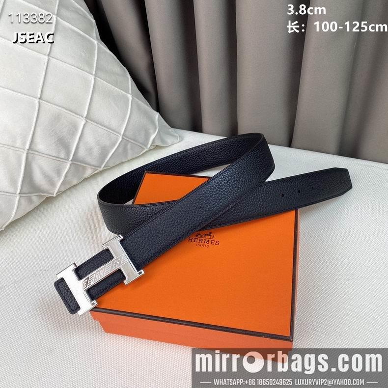 Replica Hermes belt 38mmX100-125cm 8L082501