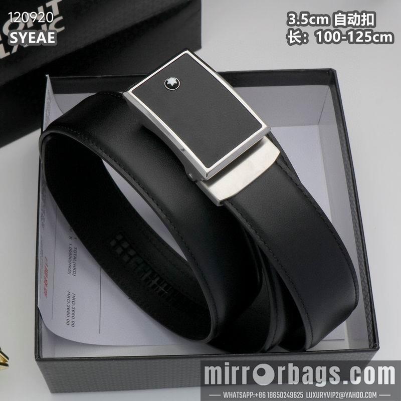 Replica Montblanc belt 自动扣 35mmX100-125cm 8L072006