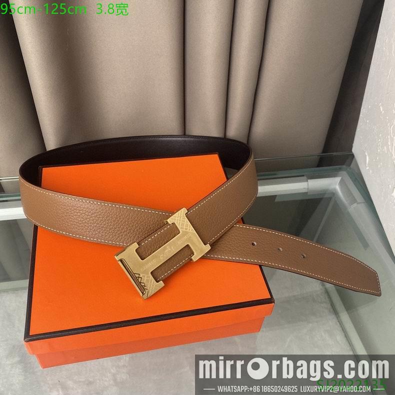 Replica Hermes Belt 38mmX95-125cm 7D103