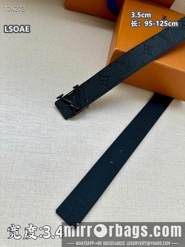 Replica LV belt 35mmX95-125cm 8L09