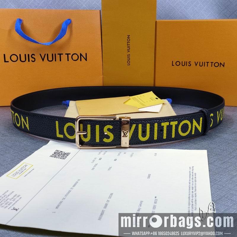 Replica LV belt 35mmX90-125cm lb01