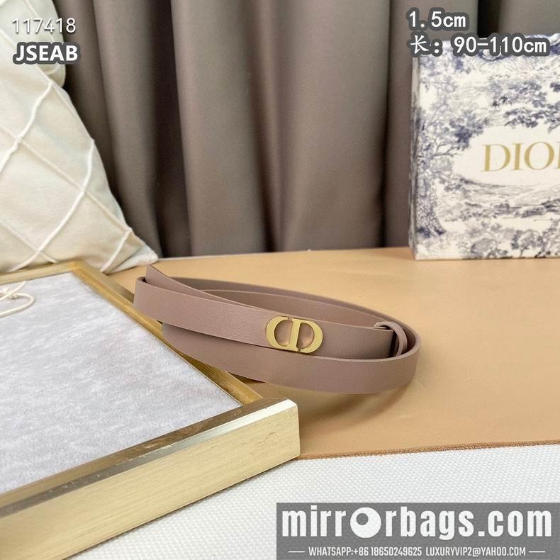 Replica Dior belt 15mmX90-110cm 8L01