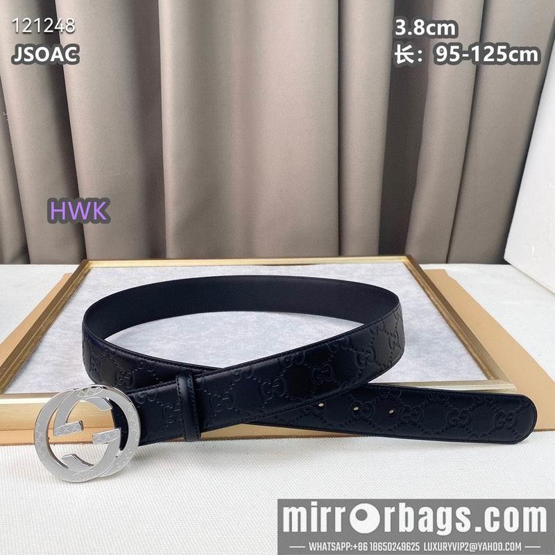 Replica Gucci belt 38mmX95-125cm 8L16