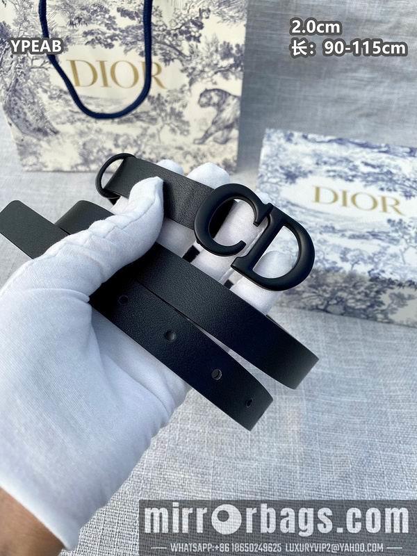 Replica Dior belt 20mmX90-115cm 8L23