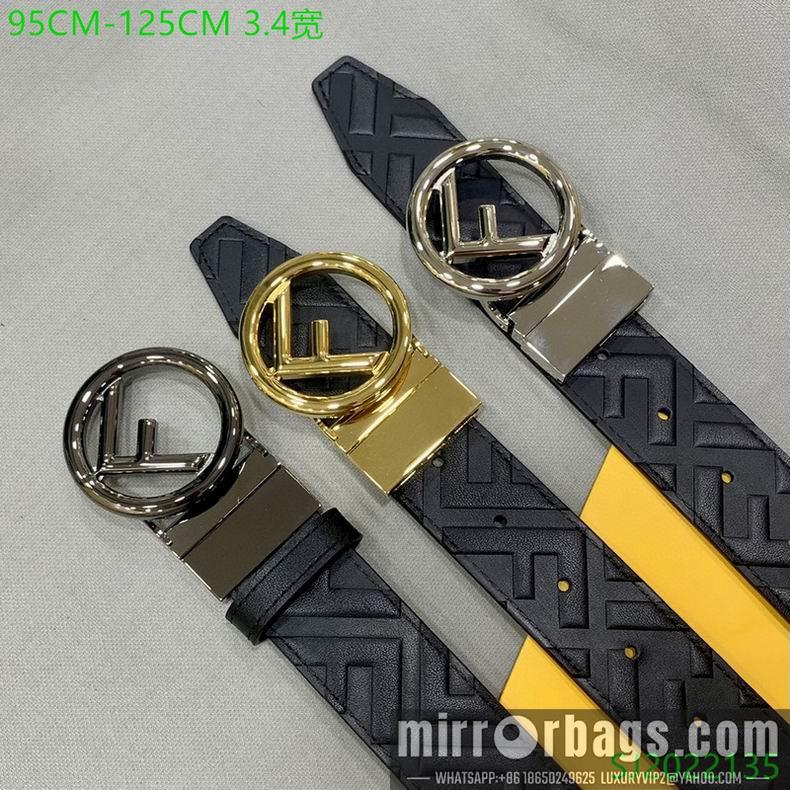 Replica Fendi Belt 34mmX95-125cm 7D07
