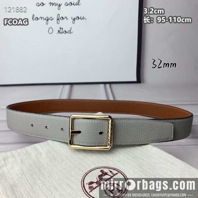 Replica Hermes belt 32mmX95-110cm 8L26