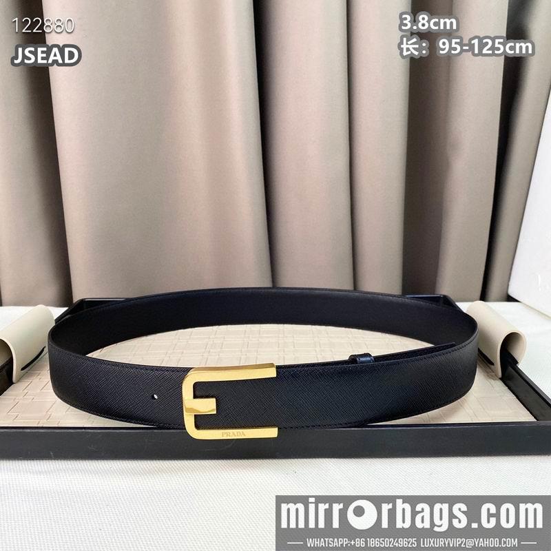 Replica Prada belt 38mmX95-125cm 8L04