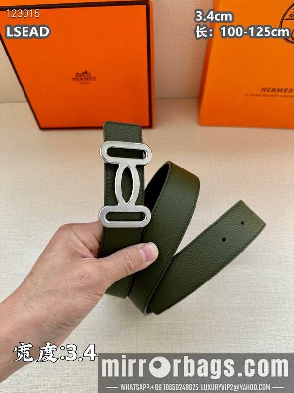 Replica Hermes belt 34mmX100-125cm 8L07