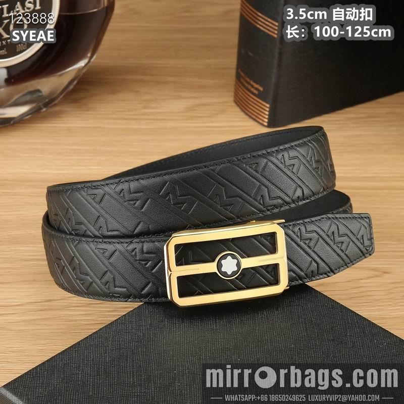 Replica Montlanc belt 35mmX100-125cm 8L42