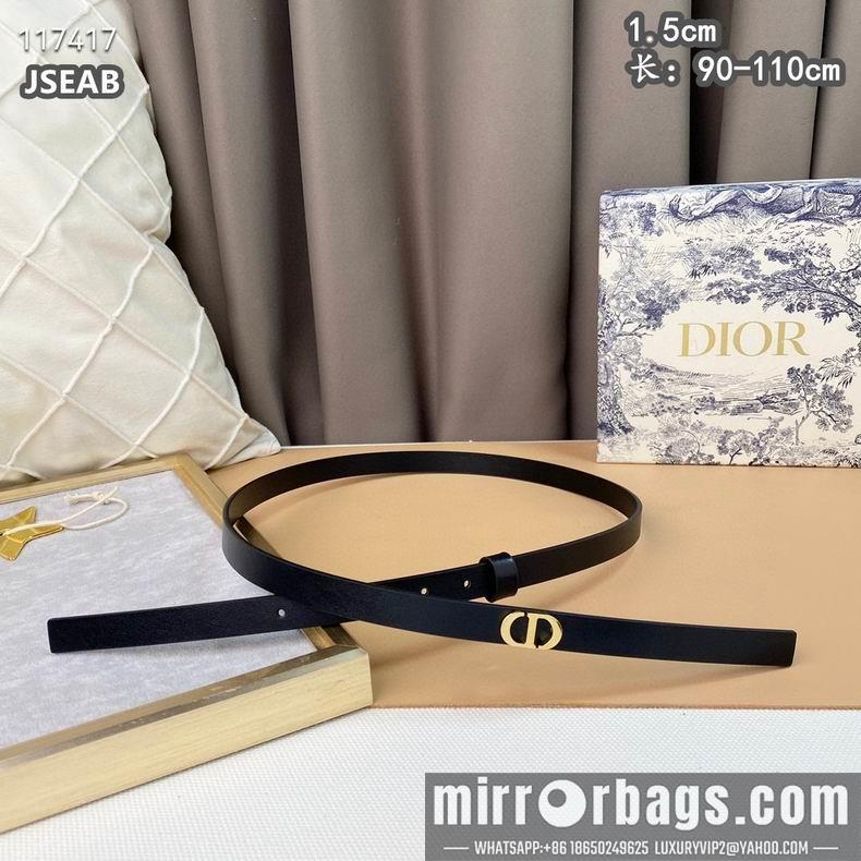 Replica Dior belt 15mmX90-110cm 8L01