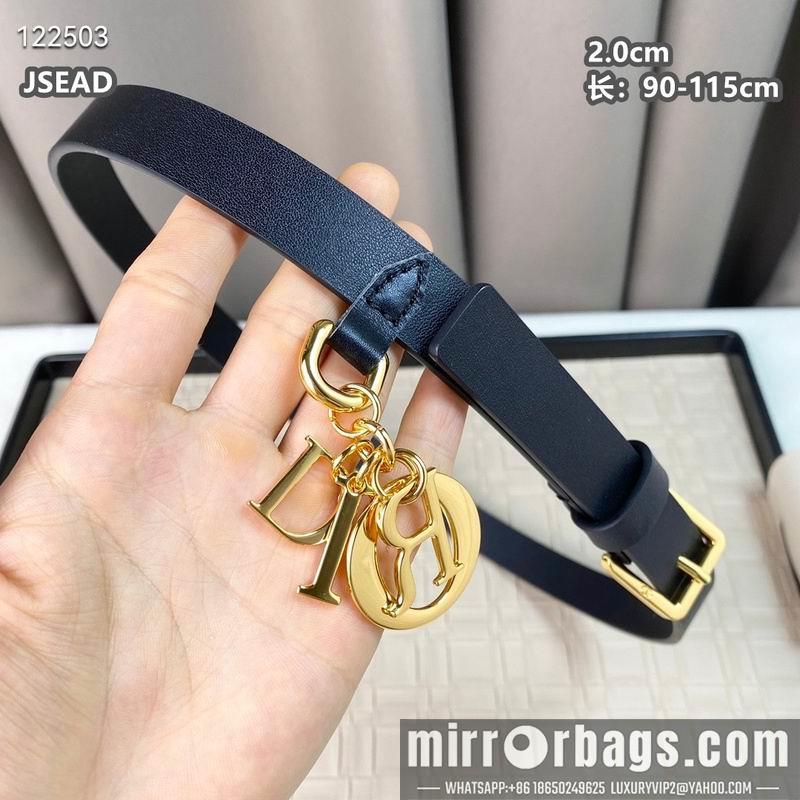 Replica Dior belt 20mmX90-115cm 8L21