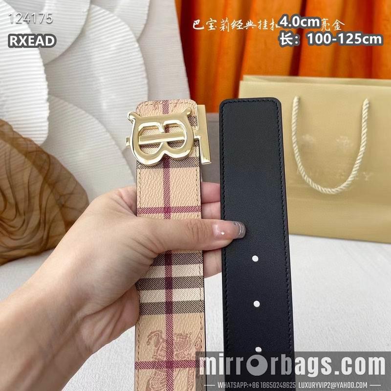 Replica Burberry belt 40mmX100-125cm 8L07