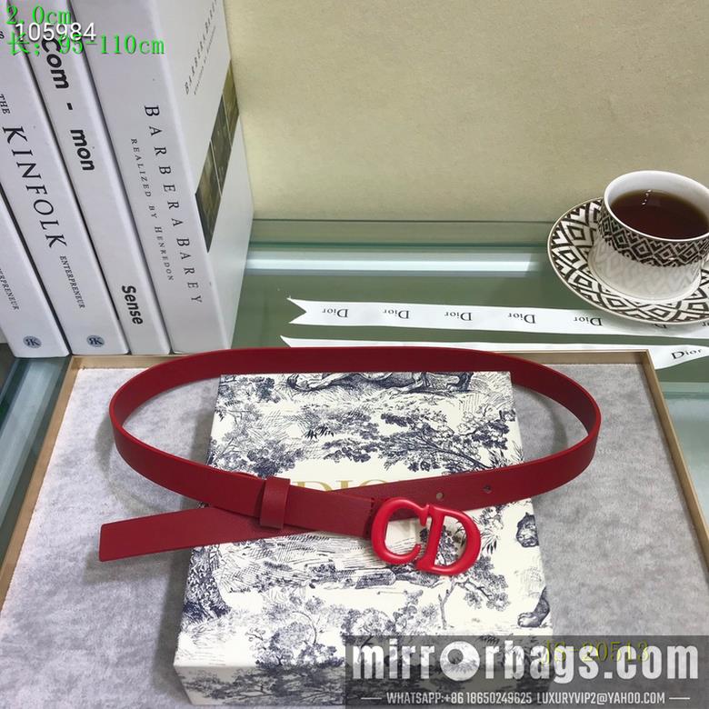 Replica Dior Belt 20mmX95-110cm 7d11