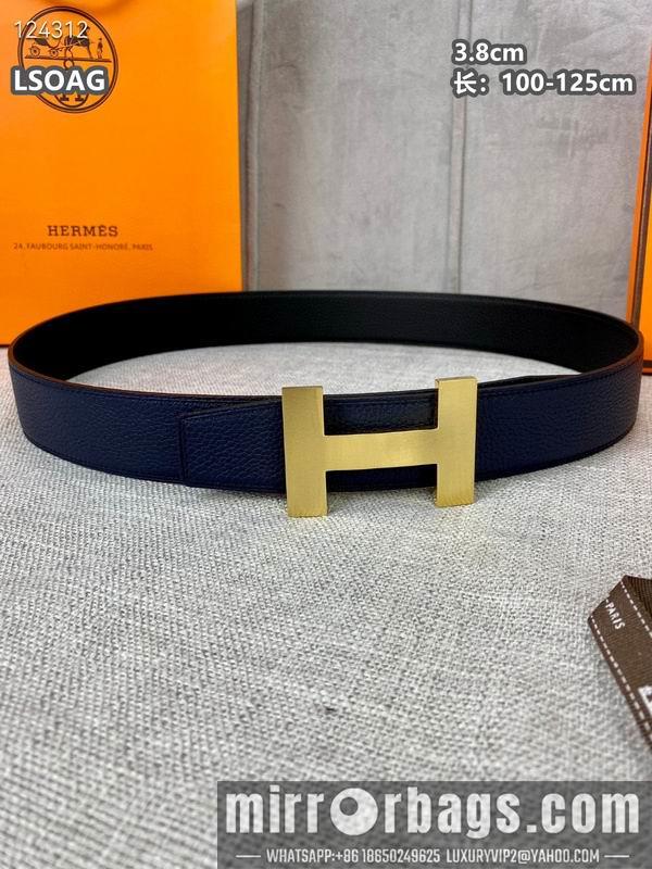 Replica Hermes belt 38mmX100-125cm 8L04