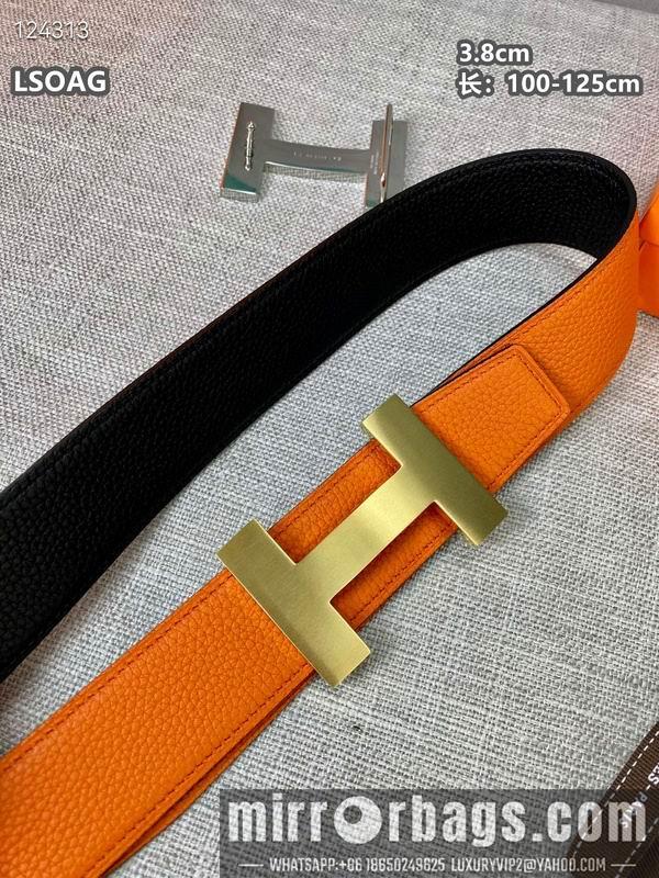 Replica Hermes belt 38mmX100-125cm 8L04