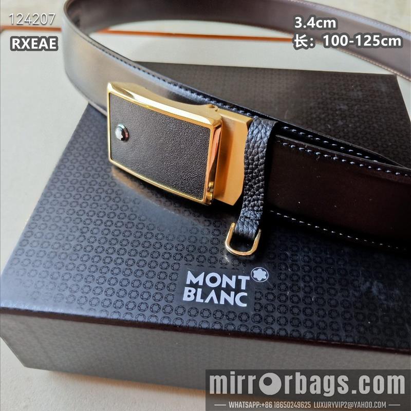 Replica Montlanc belt 34mmX100-125cm 8L10