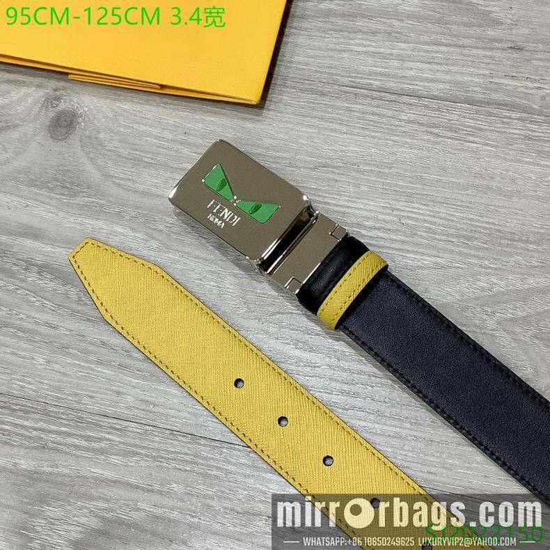 Replica Fendi Belt 34mmX95-125cm 7D02