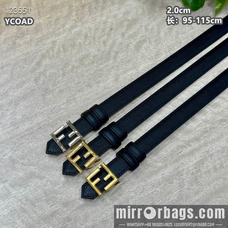 Replica Fendi belt 20mmX95-115cm 8L16