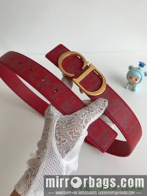 Replica Dior Belt 34mmX95-125cm 7D02