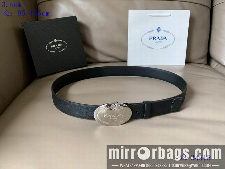 Replica Parda Belt 34mmX95-125cm 8L03