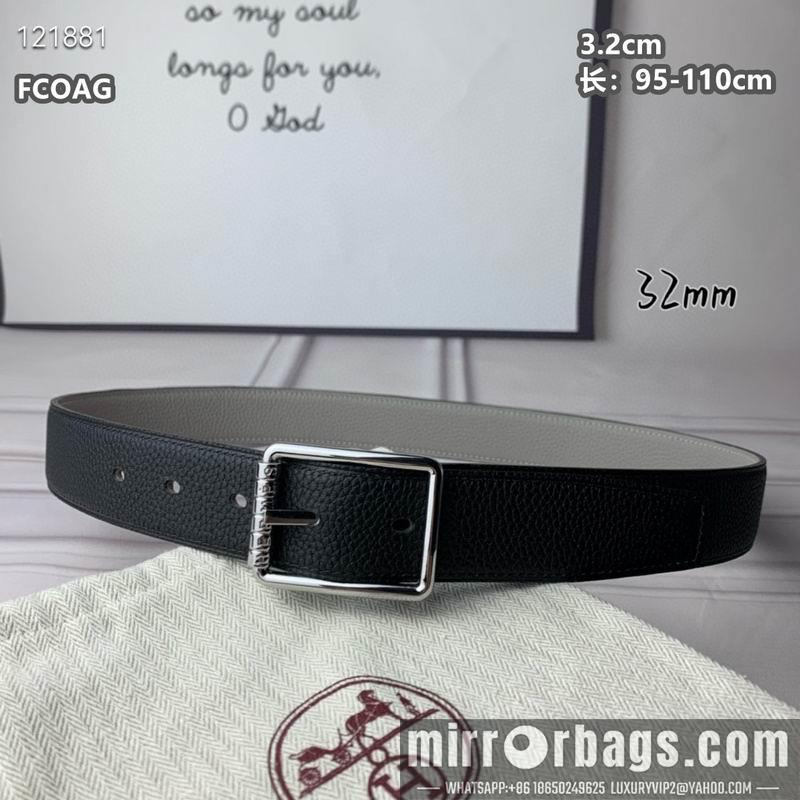 Replica Hermes belt 32mmX95-110cm 8L26