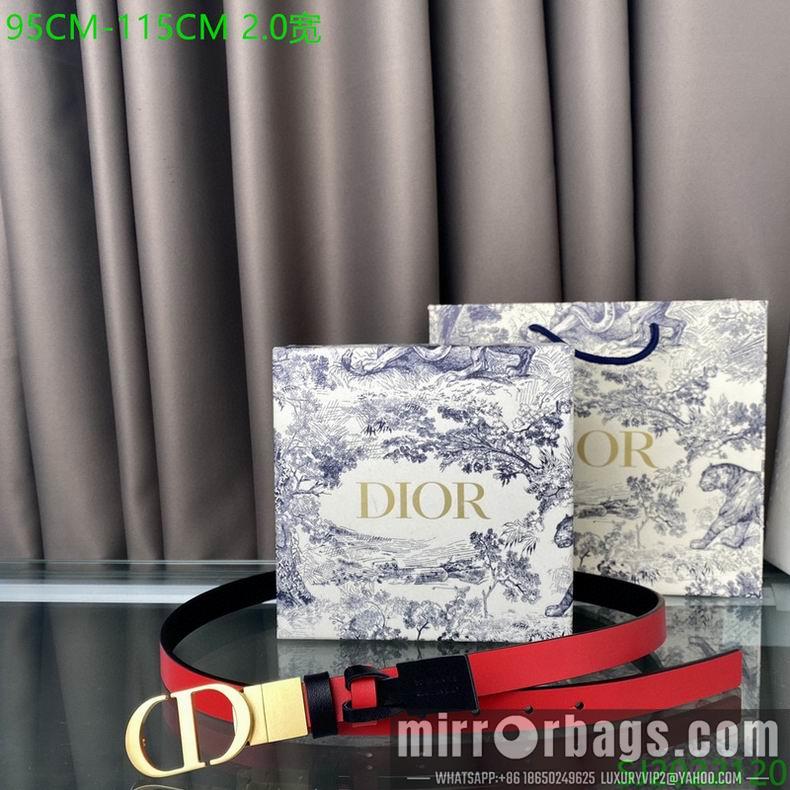 Replica Dior Belt 20mmX95-115cm 7D21