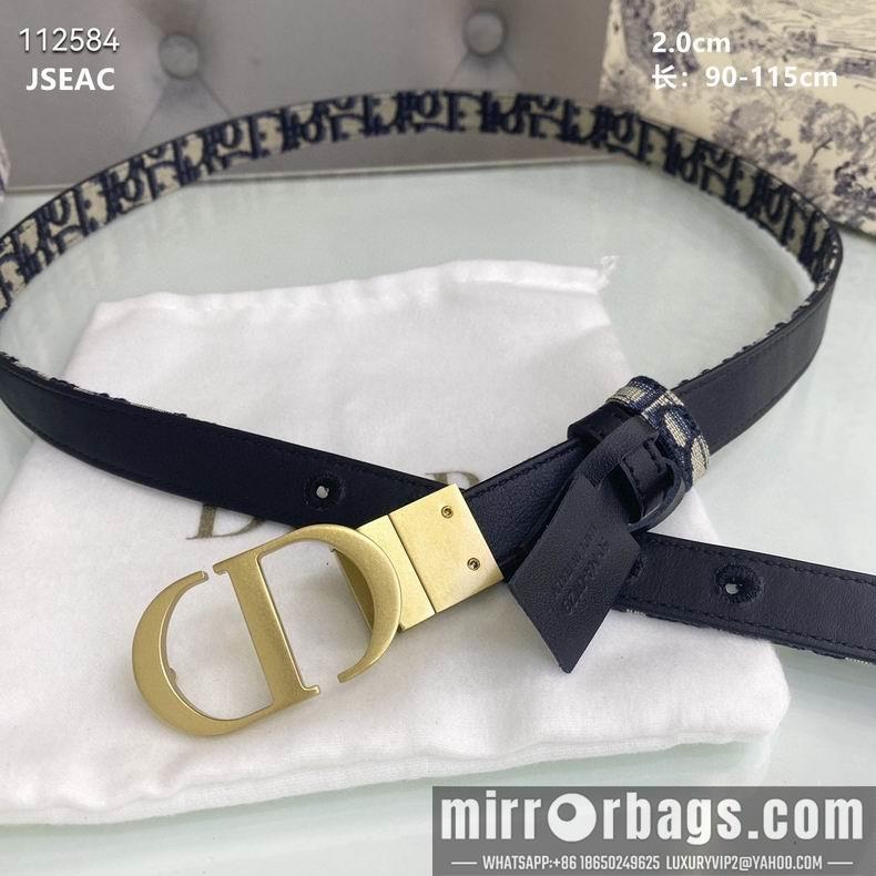 Replica Dior Belt 20mmX90-115cm 8L06