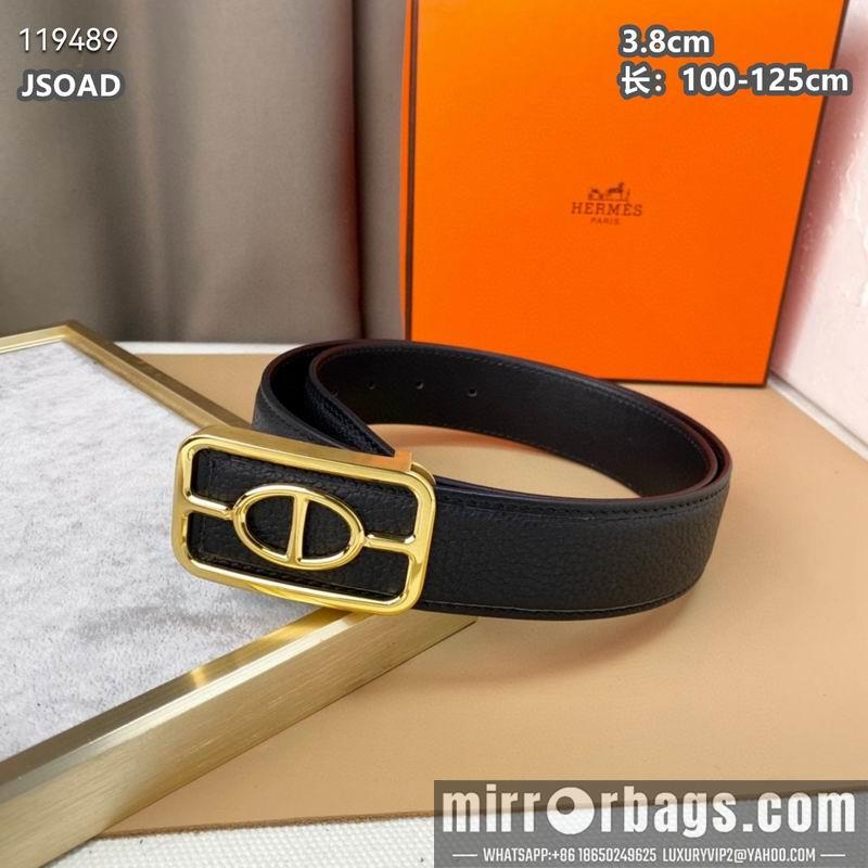 Replica Hermes belt 38mmX100-125cm 8L040801