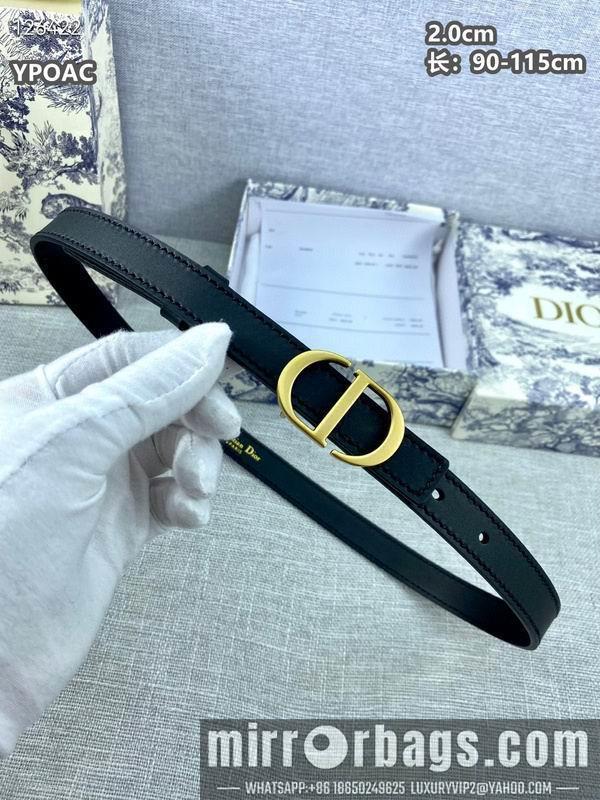 Replica Dior belt 20mmX90-115cm 8L01