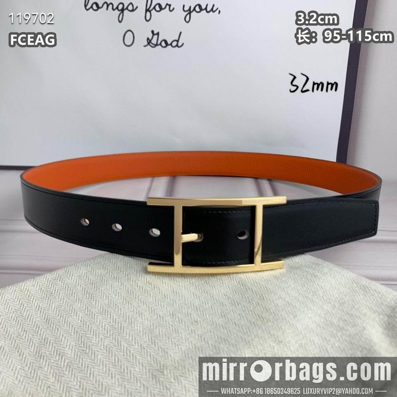 Replica Hermes belt 32mmX95-115cm 8L040802