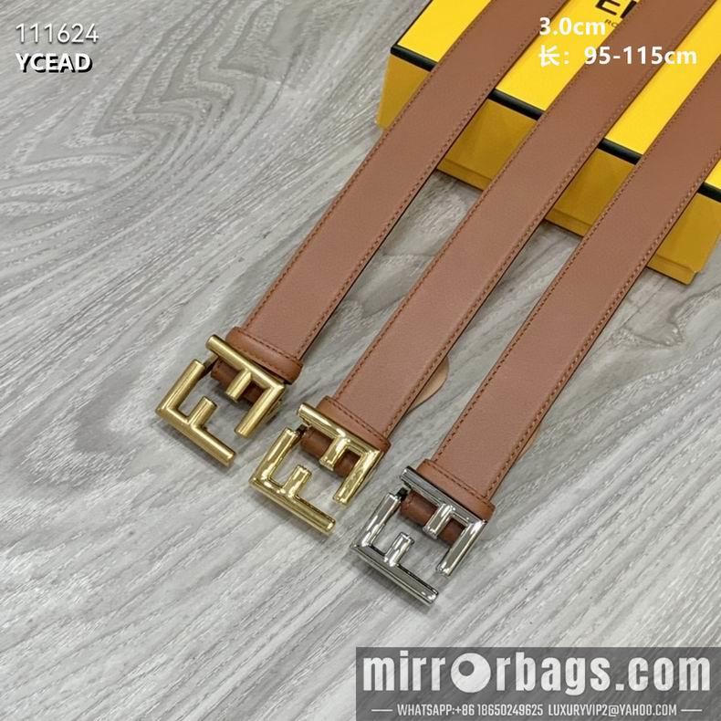 Replica Fendi Belt 30mmX95-115cm 8L04