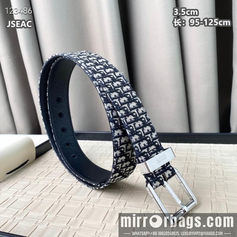 Replica Dior belt 35mmX95-125cm 8L29
