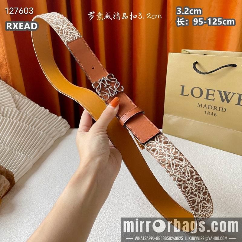 Replica Loewe belt 32mmX95-125cm 8L05