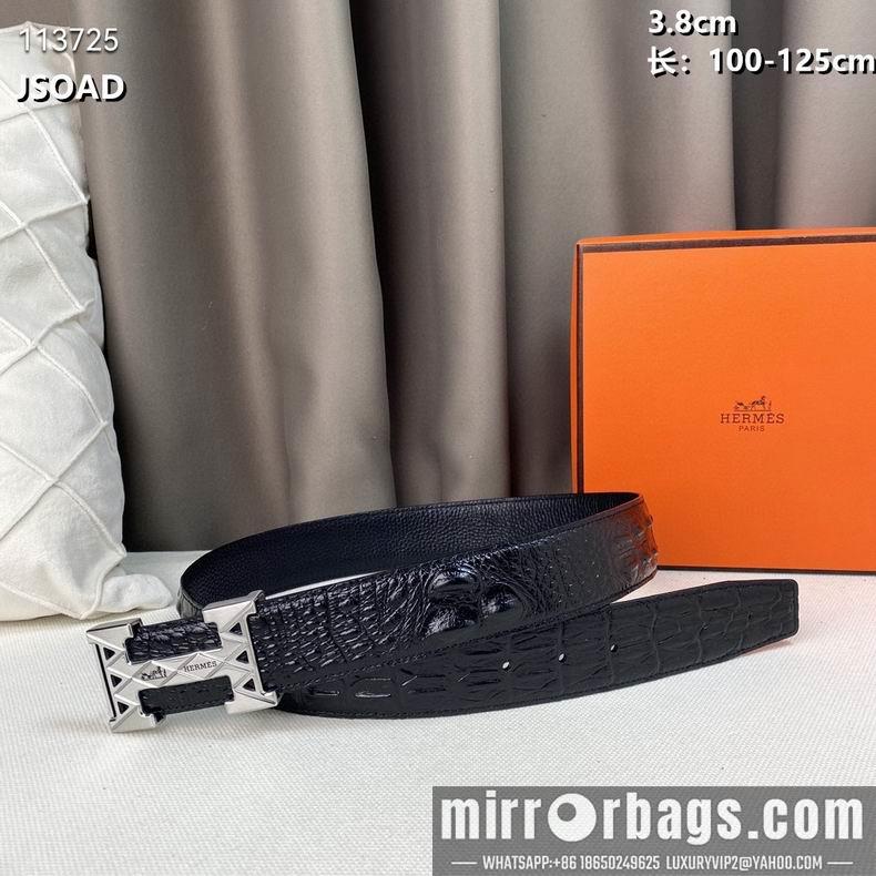 Replica Hermes belt 38mmX100-125cm 8L082505