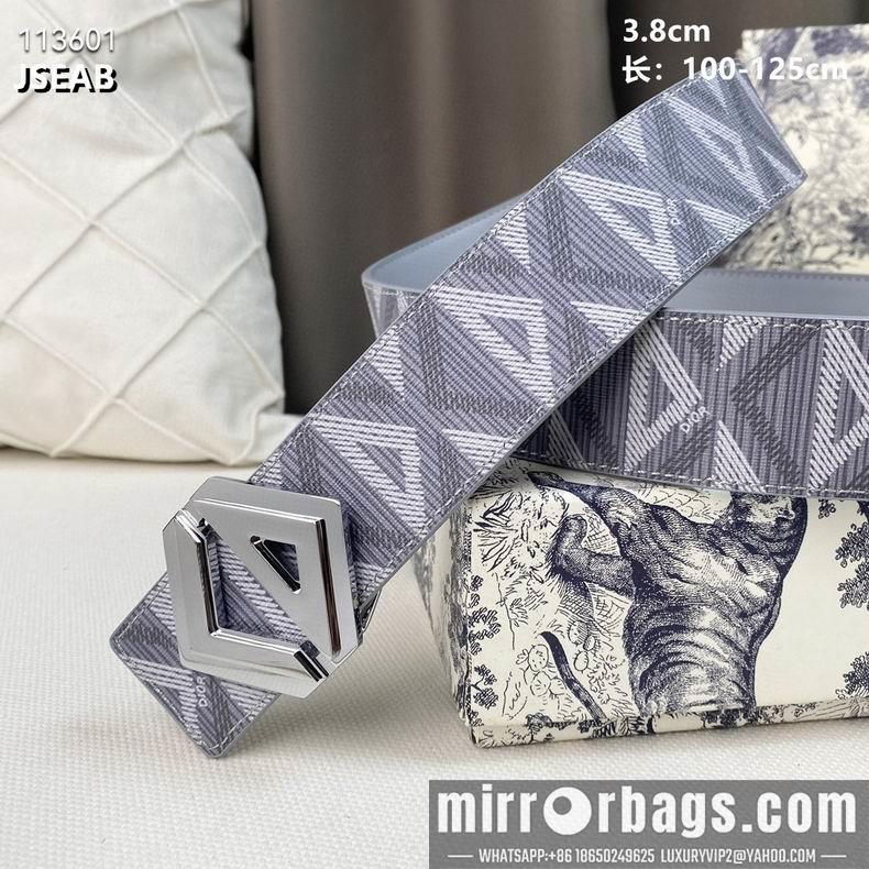 Replica Dior belt 38mmX100-125cm 8L02