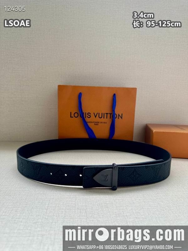 Replica LV belt 34mmX95-125cm 8L21