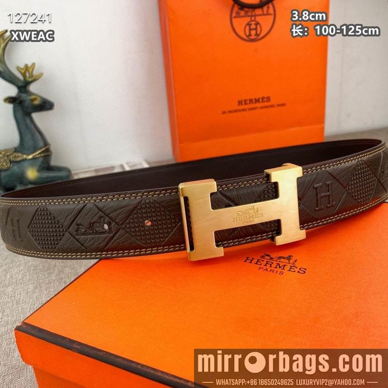 Replica Hermes belt 38mmX100-125cm 8L49
