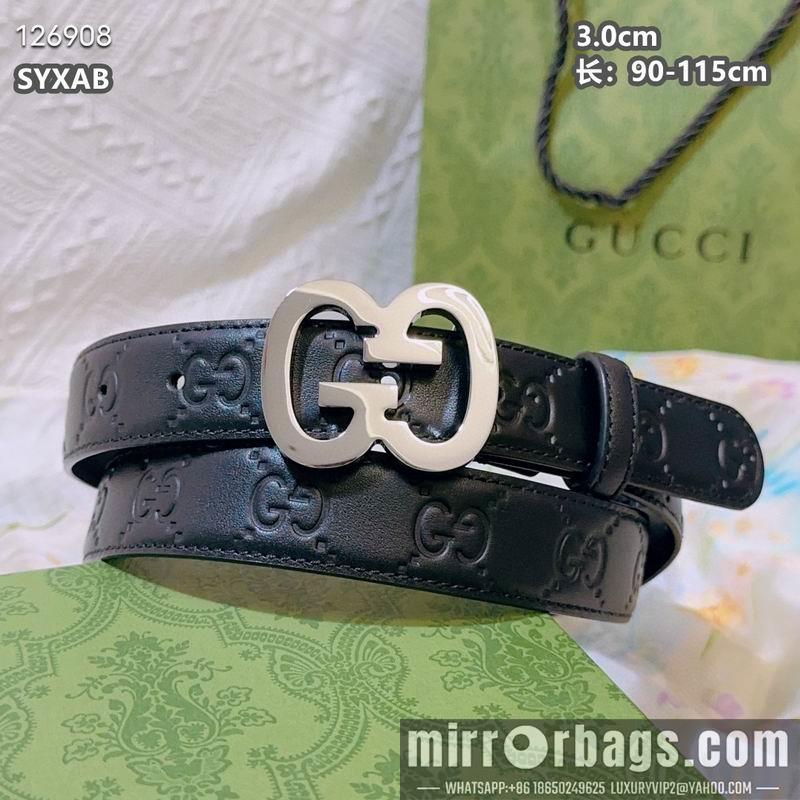Replica Gucci belt 30mmX90-115cm 8L25