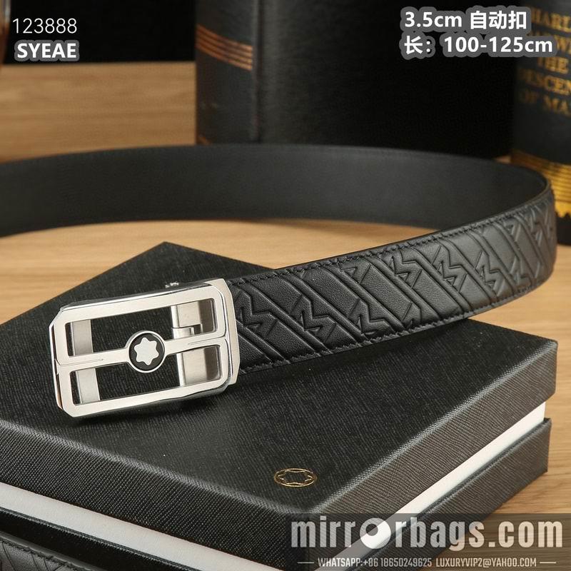 Replica Montlanc belt 35mmX100-125cm 8L42