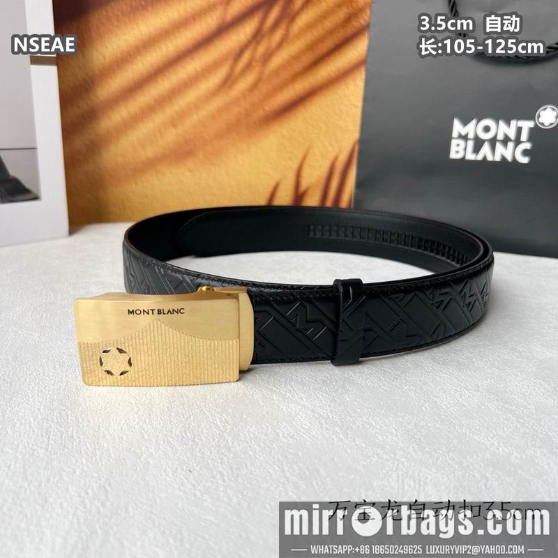 Replica Montlanc belt 35mmX100-125cm 8L71