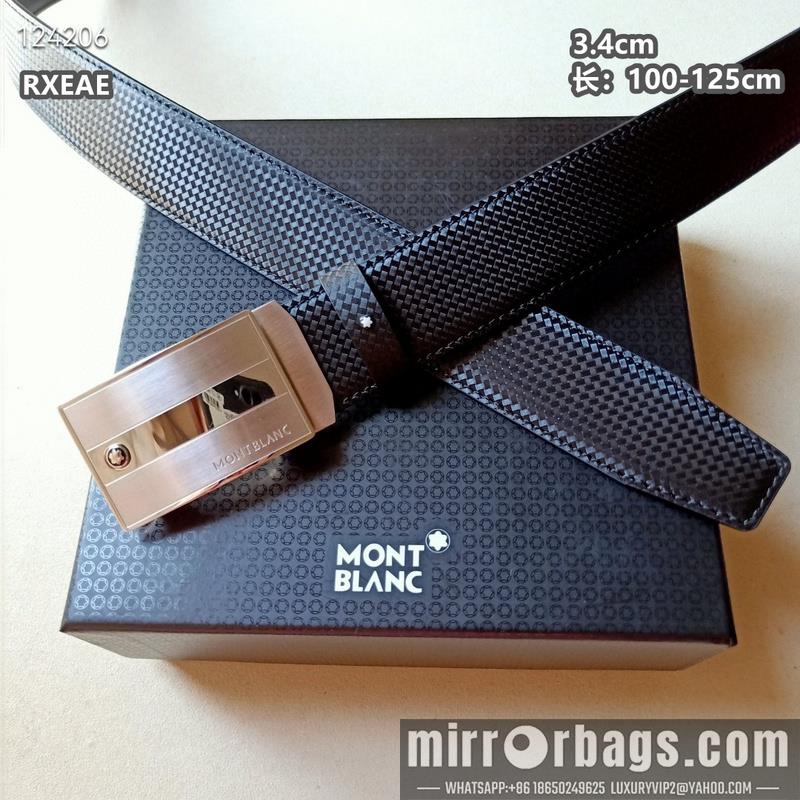 Replica Montlanc belt 34mmX100-125cm 8L11