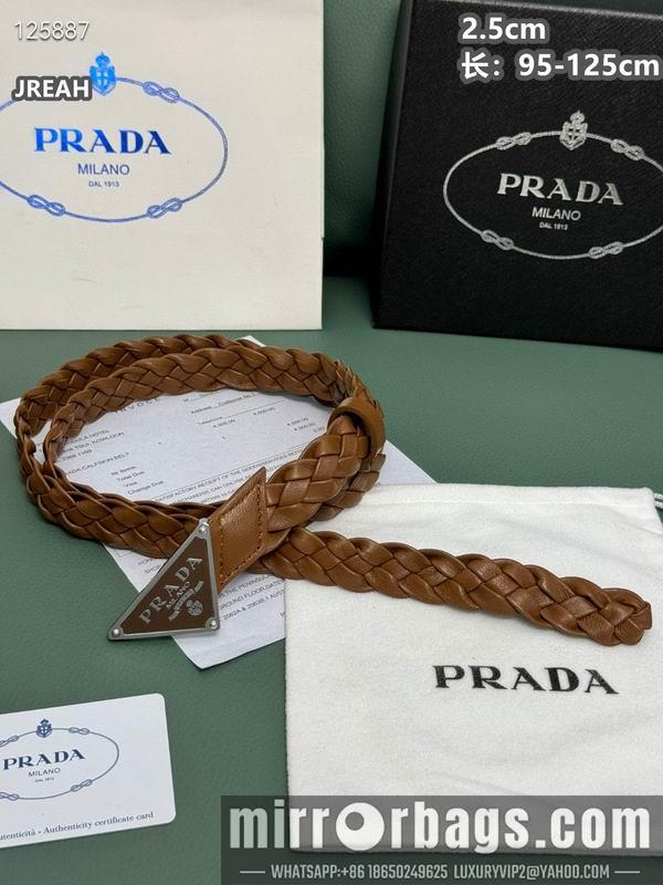 Replica Prada belt 25mmX95-125cm 8L01