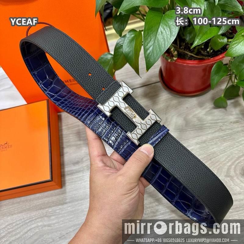 Replica Hermes belt 38mmX100-125cm 8L60