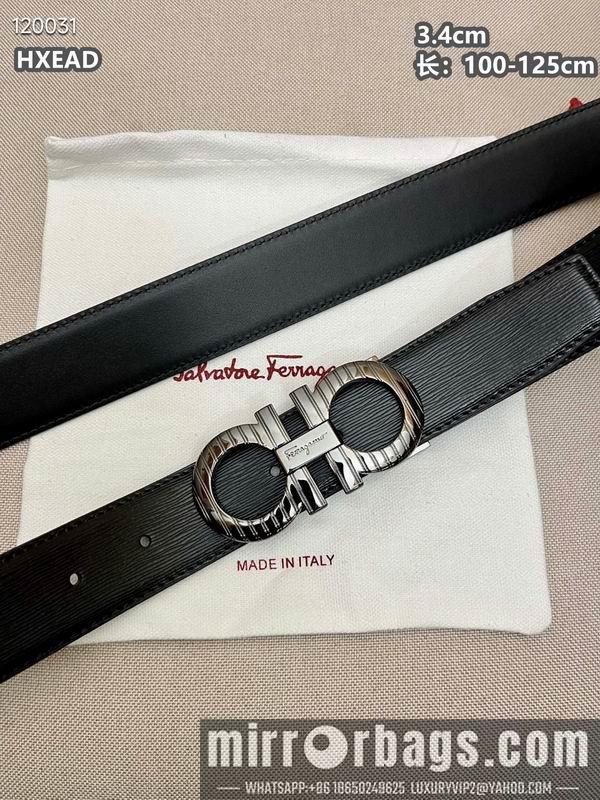 Replica Ferragamo belt 34mmX100-125cm 8L03