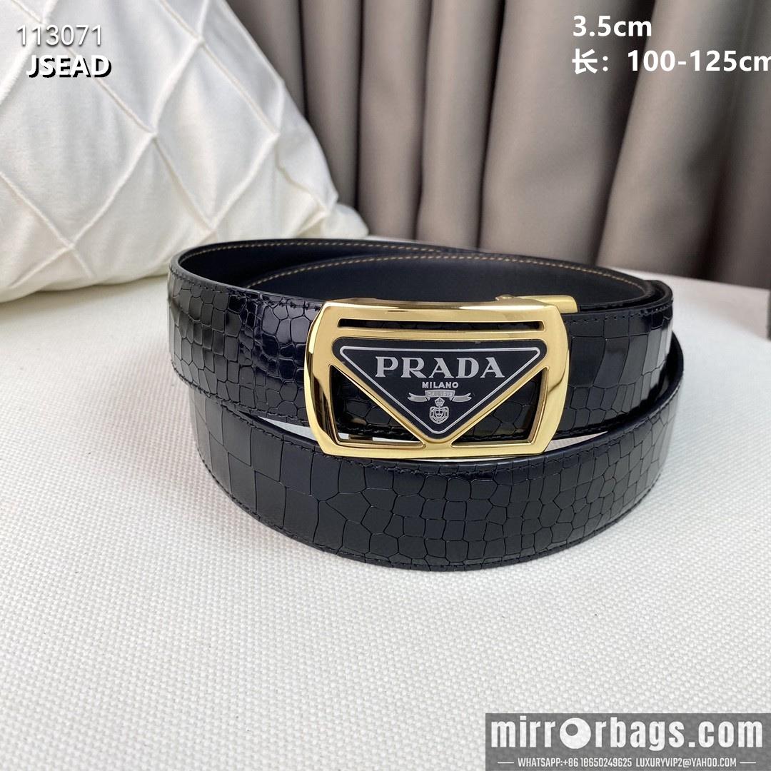 Replica Prada belt 35mmX100-125cm 8L03