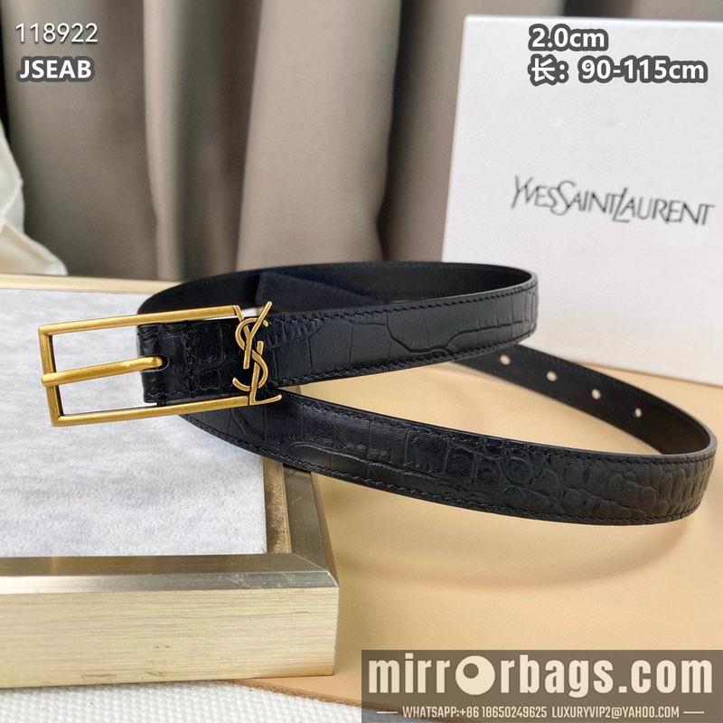 Replica YSL belt 20mmX90-115cm 8L040801