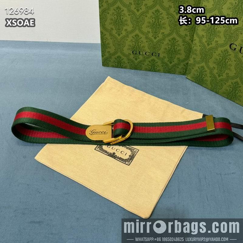 Replica Gucci belt 38mmX95-125cm 8L49