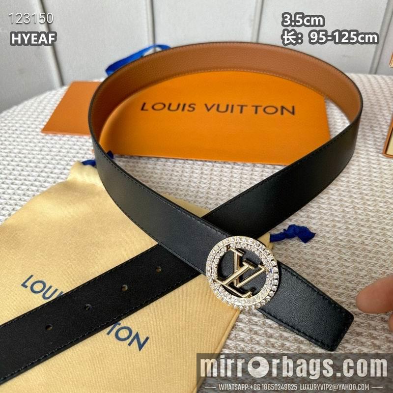 Replica LV belt 35mmX95-125cm 8L16